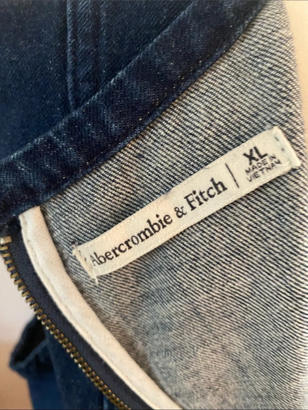 Abercrombie & fitch XL sleeveless jean dress - Picture 5 of 7